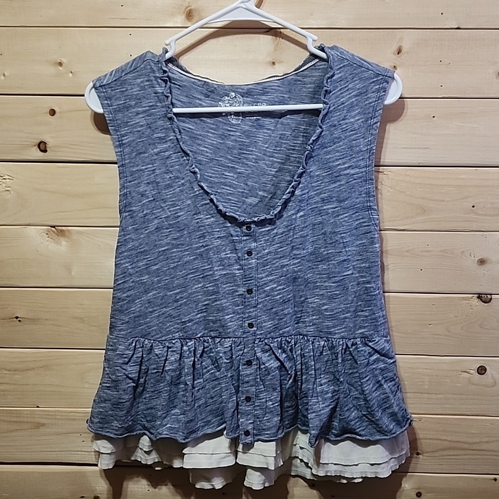 Anthony By Pilcro Chrissy Babydoll Top Size XS